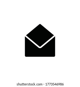 símbolo de signo de vector de icono de correo
