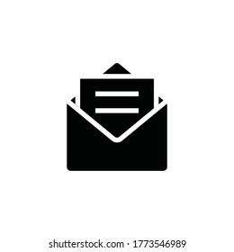 símbolo de signo de vector de icono de correo
