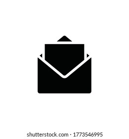 símbolo de signo de vector de icono de correo