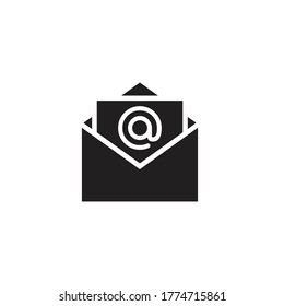 símbolo de signo de vector de icono de correo