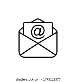 mail icon vector sign symbol isolated