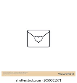 mail icon vector simple logo template