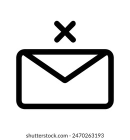 Mail Icon Vector Symbol Design Illustration