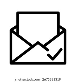 Ilustração de design de símbolo de vetor de ícone de e-mail