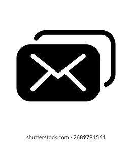 Ilustração de design de símbolo de vetor de ícone de e-mail