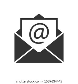 mail icon vector symbol isolated image