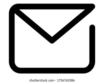 Mail icon vector for web and app