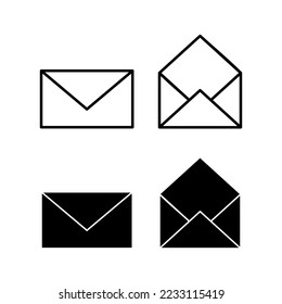Mail icon vector for web and mobile app. email sign and symbol. E-mail icon. Envelope icon