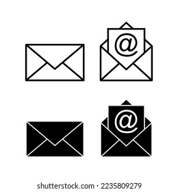 Mail icon vector for web and mobile app. email sign and symbol. E-mail icon. Envelope icon