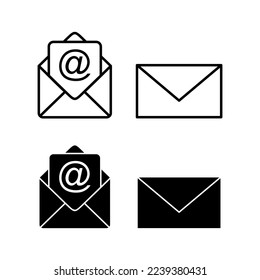 Mail icon vector for web and mobile app. email sign and symbol. E-mail icon. Envelope icon