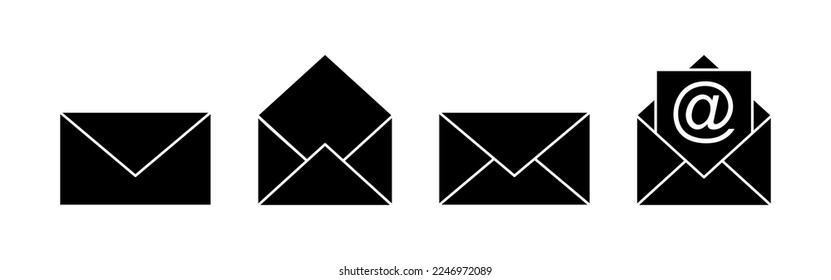Mail icon vector for web and mobile app. email sign and symbol. E-mail icon. Envelope icon