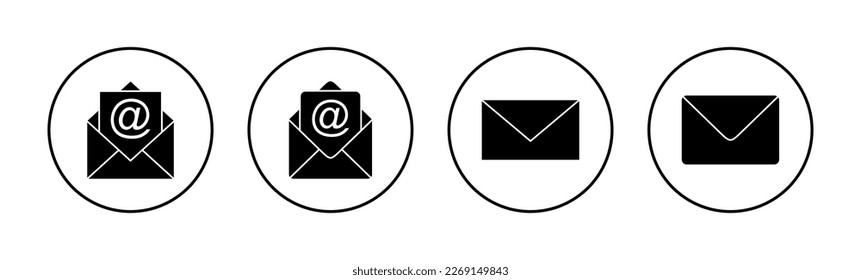 Mail icon vector for web and mobile app. email sign and symbol. E-mail icon. Envelope icon