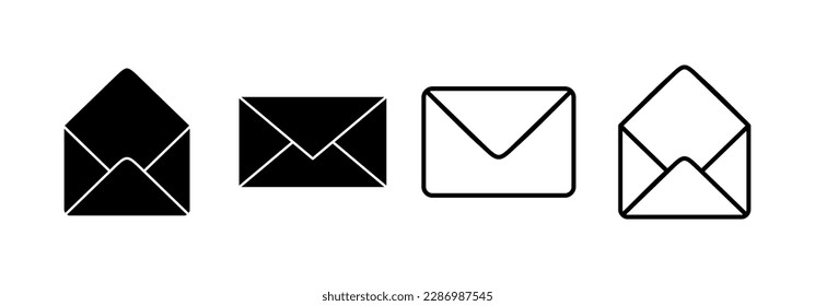 Mail icon vector for web and mobile app. email sign and symbol. E-mail icon. Envelope icon