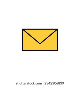 Mail icon vector for web and mobile app. email sign and symbol. E-mail icon. Envelope icon
