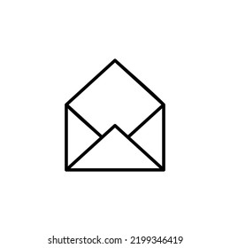 Icono de correo para aplicación web y móvil. signo y símbolo de correo electrónico. Icono de correo electrónico. Icono de sobre