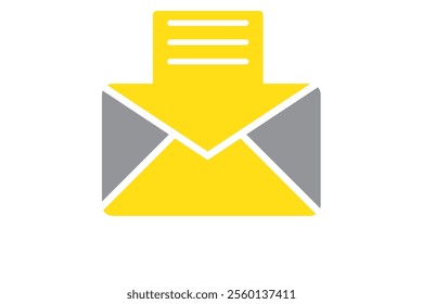 Mail icon for web and mobile app. email sign and symbol. E-mail icon. Envelope icon. Message envelope line art icon for apps and websites. Vector illustration.