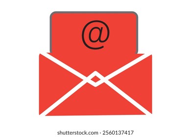 Mail icon for web and mobile app. email sign and symbol. E-mail icon. Envelope icon. Message envelope line art icon for apps and websites. Vector illustration.