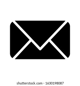 mail icon with a white background
