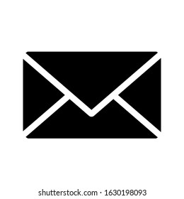 mail icon with a white background