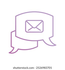 mail icon with white background vector stock illustration