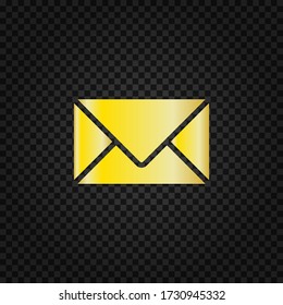 Mail icon.Envelope vector illustration.Message sign.