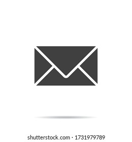 Mail icon.Envelope vector illustration.Message sign.