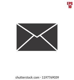 Mail icon,envelope vector sign isolated on white background, email, message, address symbol  for graphics,web design,logos and apps