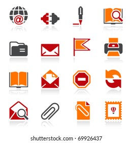 Mail icons. Color series.