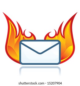 Mail icons - hot