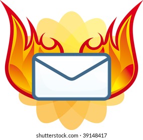 Mail icons - hot