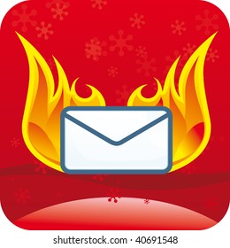 Mail icons - hot
