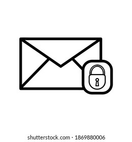 mail icons isolated. Email vector stock symbol eps10 on white background
