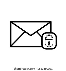 iconos de correo aislados. Símbolo de material vector de correo electrónico eps10 en fondo blanco

