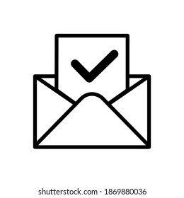mail icons isolated. Email vector stock symbol eps10 on white background
