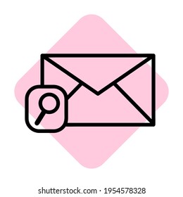 mail icons isolated. Email vector stock symbol eps10 on white background
