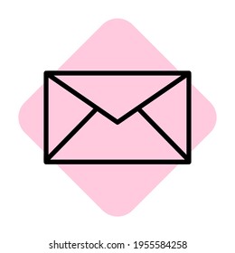 mail icons isolated. Email vector stock symbol eps10 on white background