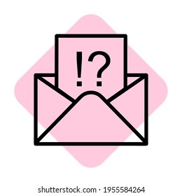 mail icons isolated. Email vector stock symbol eps10 on white background