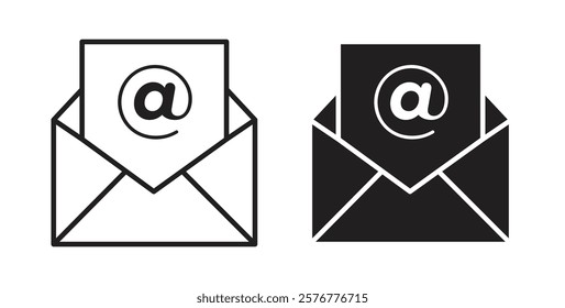 Mail icons pack for ui designs