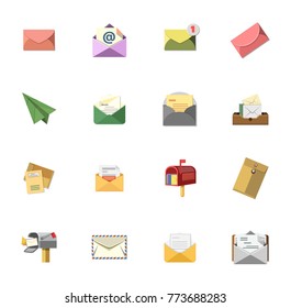 mail icons set