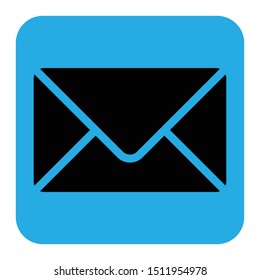 Mail icons for use as illustrations of websites or apps or business cards.