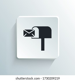 ilustración vectorial de iconos de correo aislados con fondo blanco. iconos vectoriales de correo electrónico. 
