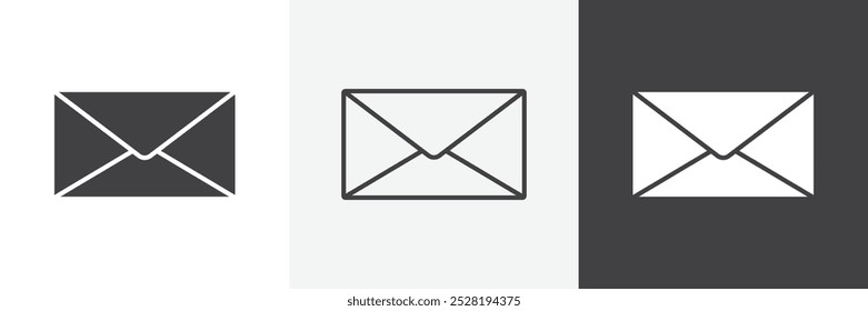 Mail icon.Trendy modern flat linear vector illustration on white background.