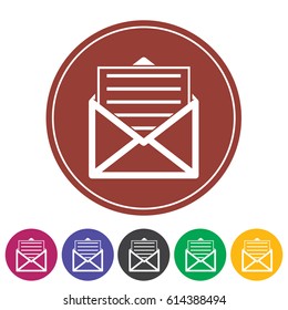 Mail icon.Vector illustration
