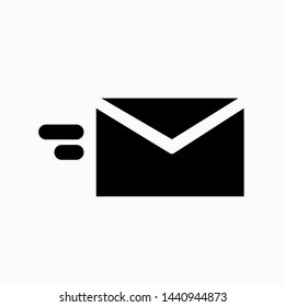 Mail icon,vector illustration. Flat design style. vector mail icon illustration isolated on White background, mail icon Eps10. mail icons graphic design vector symbols.