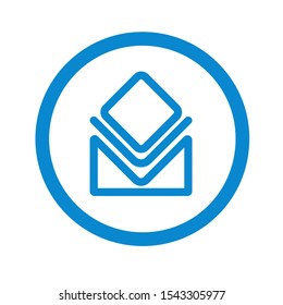 mail icon,vector illustration. Flat design style. vector mail icon illustration isolated on White background. mail icons graphic design vector symbols.