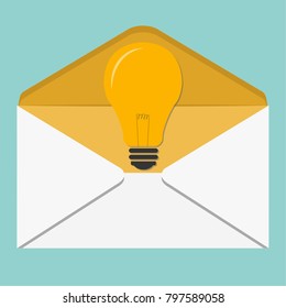 Mail idea vector. free space for text. Business vector. wallpaper.
