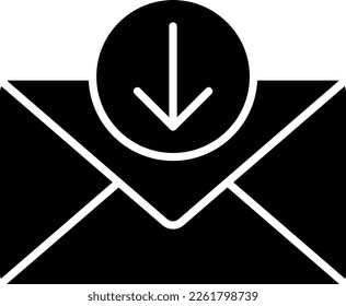 Mail Inbox vector icon. Can be used for printing, mobile and web applications.