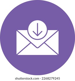 Mail Inbox vector icon. Can be used for printing, mobile and web applications.