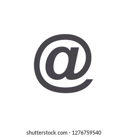 mail internet icon vector