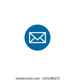 Mail letter icon logo design vector template